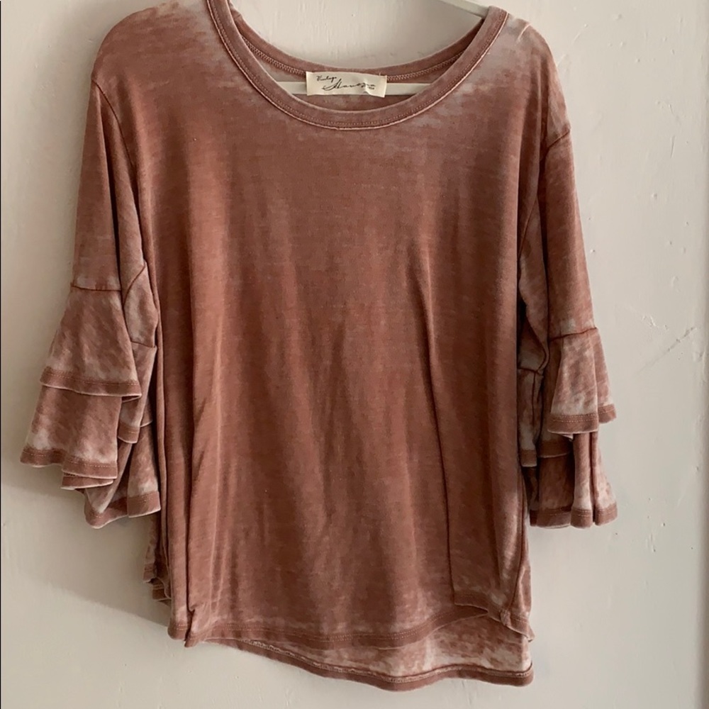 Vintage style 3/4 sleeve top